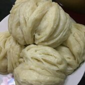 面食速食主食早餐 妈妈手工碱面花卷 老面馒头花卷 6个