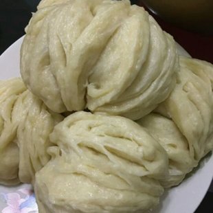 妈妈手工碱面花卷 老面馒头花卷 面食速食主食早餐 6个