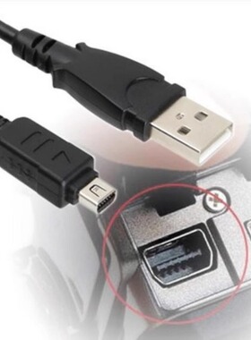适用olympus奥林巴斯数据线ccd数码相机充电线e500转换usb传输线