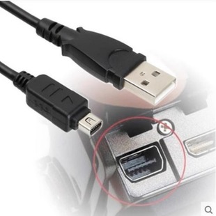 相机充电线e500转换usb传输线 适用olympus奥林巴斯数据线ccd数码