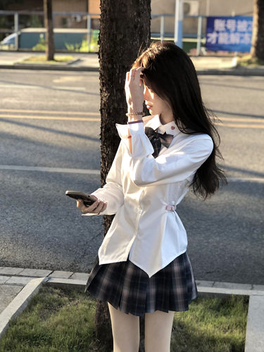 木子酱JK原创格裙校供半身裙
