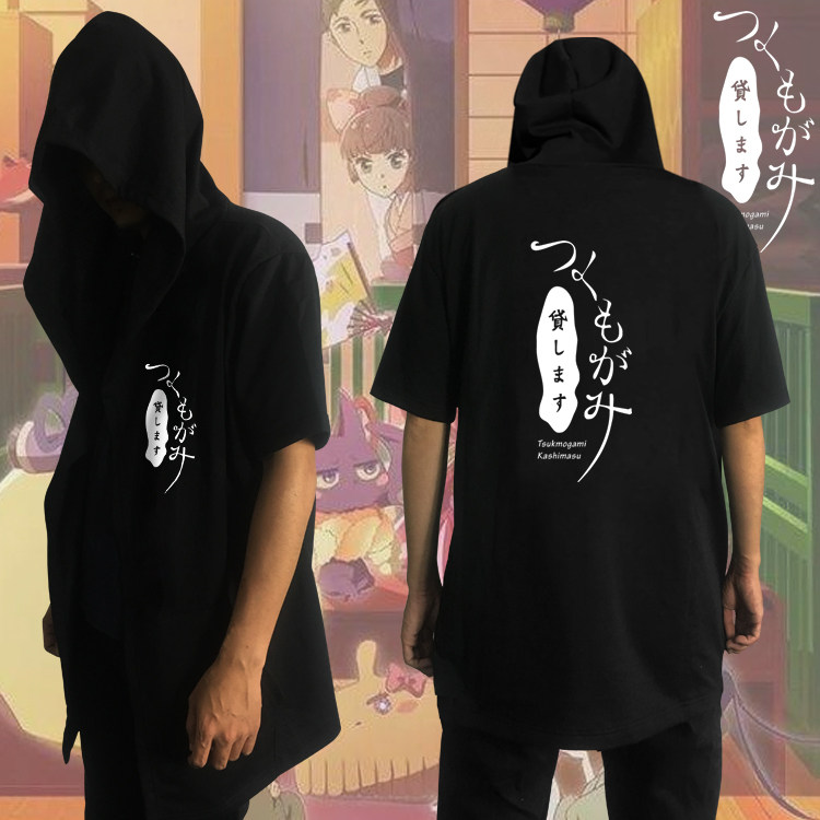 夏季付丧神出租中动漫周边短袖卫衣男潮流外套宽松日系衣服披风潮