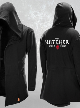 巫师3杰洛特The Witcher 3游戏周边卫衣服宽松春秋男士长袖披风衣