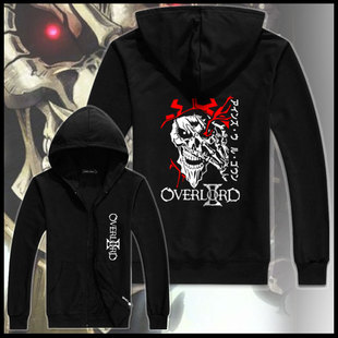 OVERLORD周边骨傲天动漫不死者之王拉链卫衣男女卫衣长袖衣服外套