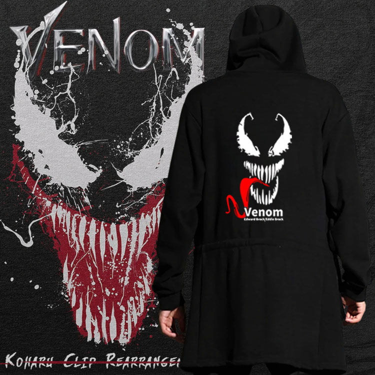 漫威毒液守护者电影周边秋冬装风衣男女中长款加绒外套连帽卫衣服,模玩/动漫/周边/娃圈三坑/桌游,动漫T恤/鞋帽/服装,淘宝优惠券,粉丝福利购,淘宝优惠卷