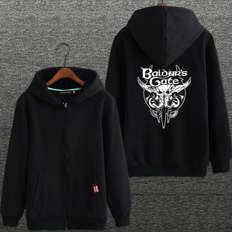 博德之门3游戏周边衣服  Baldur's Gate3长袖外套加绒卫衣cos外套