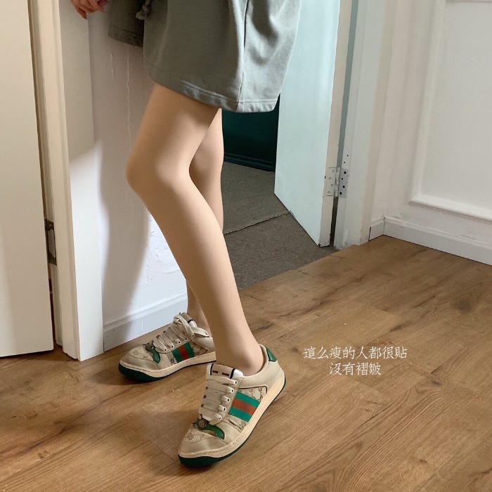Wechat autumn and winter homemade Plush legged socks with natural skin tone and elasticity