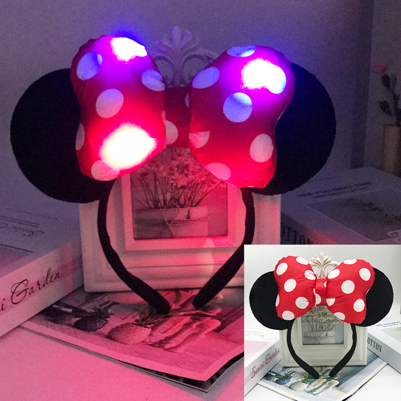 发光迪士尼发箍女热卖兔耳朵发箍