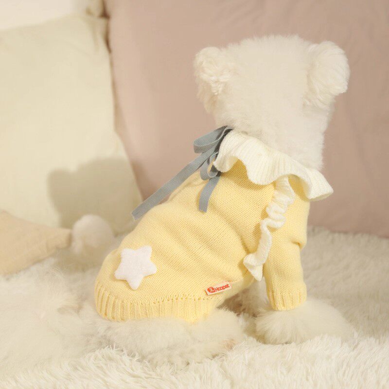 狗狗衣服冬季保暖小型犬泰迪雪纳瑞比熊秋装秋冬宠物幼犬小狗毛衣