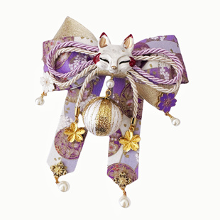 lo裙发饰蝴蝶结和风头饰