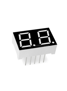 0.39英寸2位数码管共阴共阳红黄绿蓝白色3291AS,BS,AG,BG