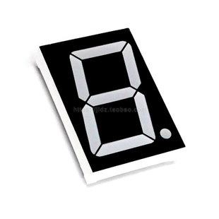 管共阴共阳红黄绿蓝白色23101AS 2.3英寸1位数码