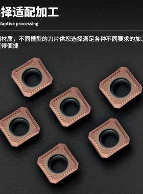 数控铣刀SEKT1204ATTN加工中心平面铣刀片车钢件不锈钢装KM铣刀盘