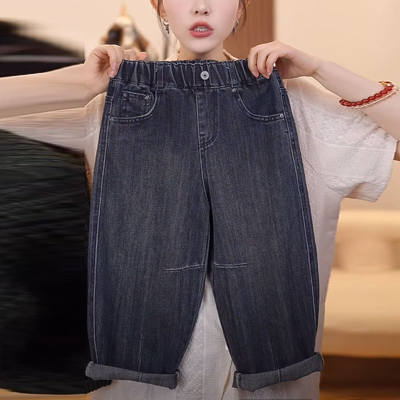 男童牛仔裤2025秋季新款中小儿童韩版休闲宽松长裤男孩裤子春秋潮