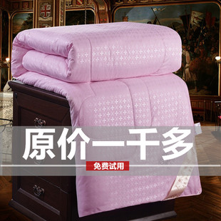 丝棉被加厚冬被夏空调被春秋被学生宿舍单双人全棉春秋被子芯维被