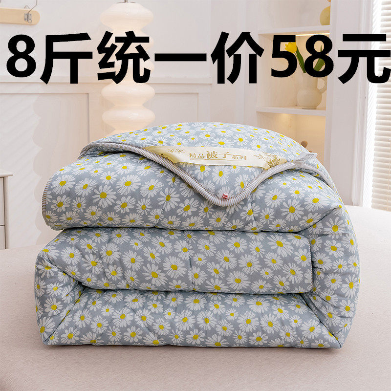 被子冬被加厚保暖棉被冬季纤维被絮芯空调被学生单双人宿舍春秋被,床上用品,化纤被,淘宝优惠券,粉丝福利购,淘宝优惠卷