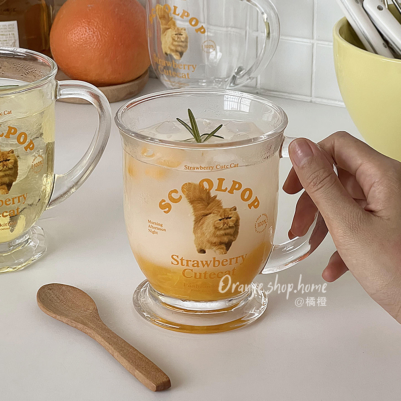 大小号家用商用高颜值饮品果汁杯