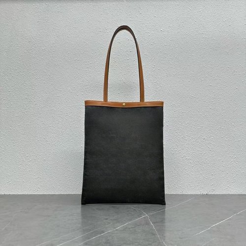 2026新款soft shopper小号竖版水桶包女士托特包印花单肩包