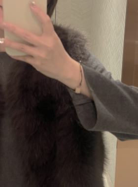 【Lagom】薄款软羊毛呢上装简约通勤宽松纯色圆领外套女冬 T204