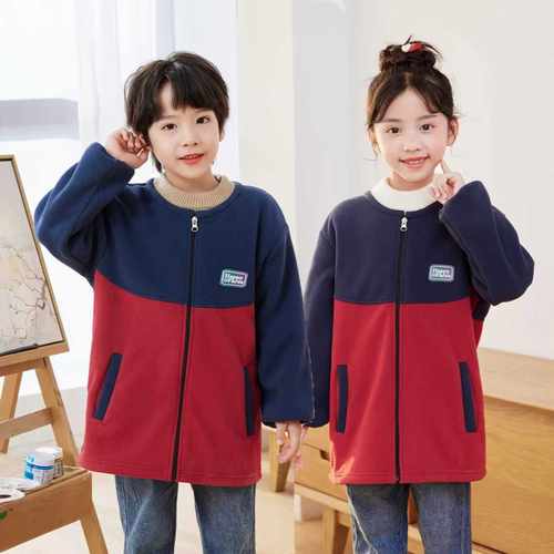 新款儿童罩衣防脏羽绒服护衣围裙