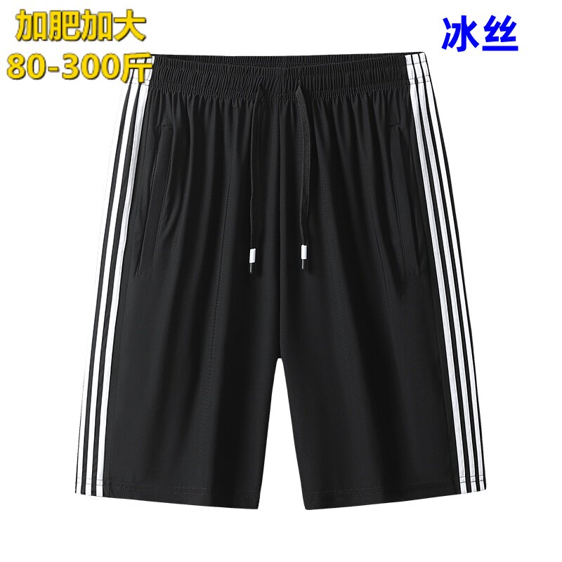 夏季薄款初三道杠短裤宽松男士