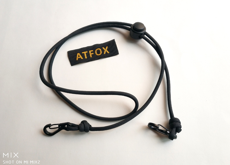 ATFOX奔尼帽渔夫帽风帽绳