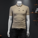 2024年新款男POLO衫钱塘6016-E1946-P75白，男装Polo衫，钱塘6016