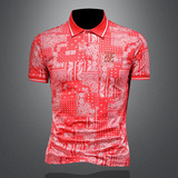 2026年夏季腰果花印花POLO衫QT6016-E3683-P75，男装Polo衫，钱塘6016