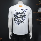 2026年夏季微阔重磅贴布T恤QT6016-E3698-P78，男装T恤，钱塘6016