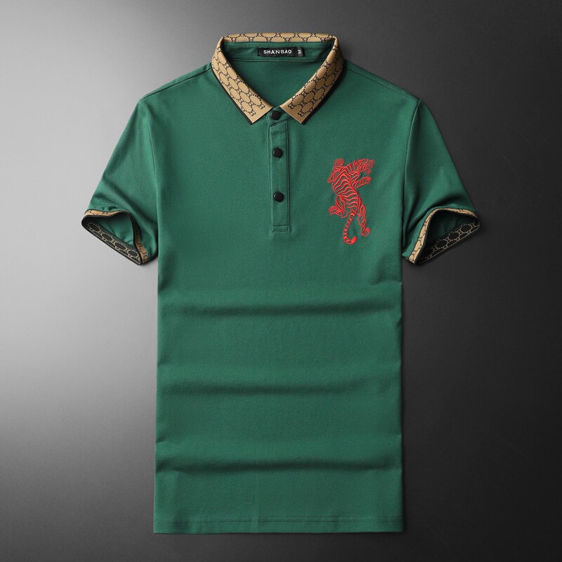 2024年新款男POLO衫钱塘6016-E2492-P75,男装Polo衫,钱塘6016