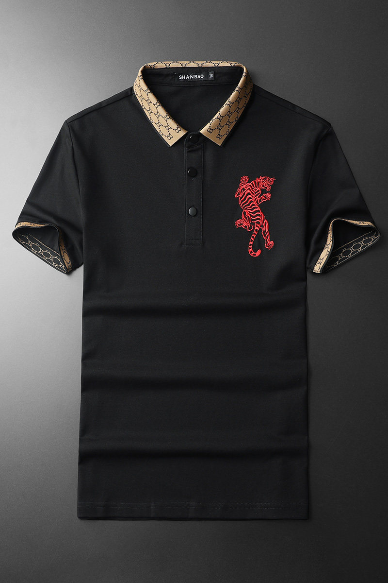 2024年新款男POLO衫钱塘6016-E2492-P75,男装Polo衫,钱塘6016