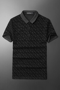 2024年新款植绒男POLO衫T恤钱塘6016-E1923-P80图片
