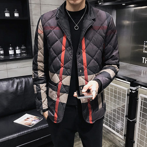 2022大货西装领短款羽绒服轻男翻领羽绒衫钱塘6016-B2208P280真模图片