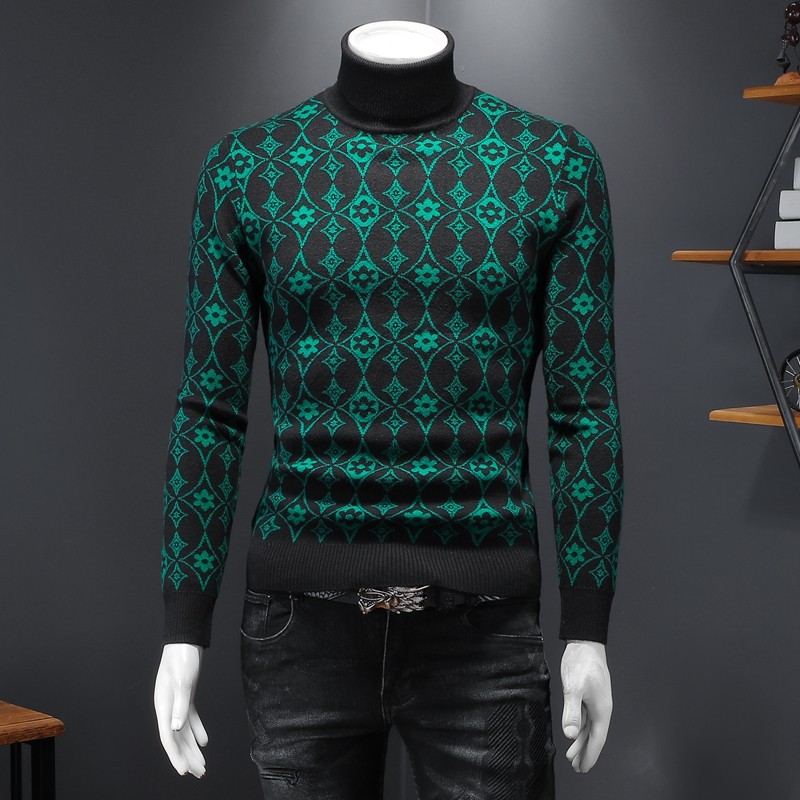 毛衣男秋冬新款针织衫钱塘6016-M216-P115，男装针织衫/毛衣，钱塘6016