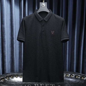 新款男POLO衫刺绣短袖翻领T恤 钱塘6016-E3512-P75 沙发图，男装T恤，钱塘6016