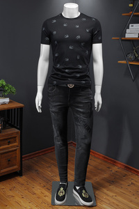 2024年新款男士印花T恤 钱塘6016-E2021-P65图片
