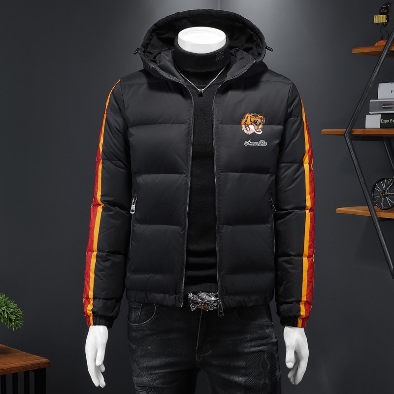 90%白鸭绒2024新款男士连帽羽绒服钱塘6016-F9187P290图片
