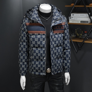 2025秋冬新款连帽印花羽绒服6016-F88660-P320图片