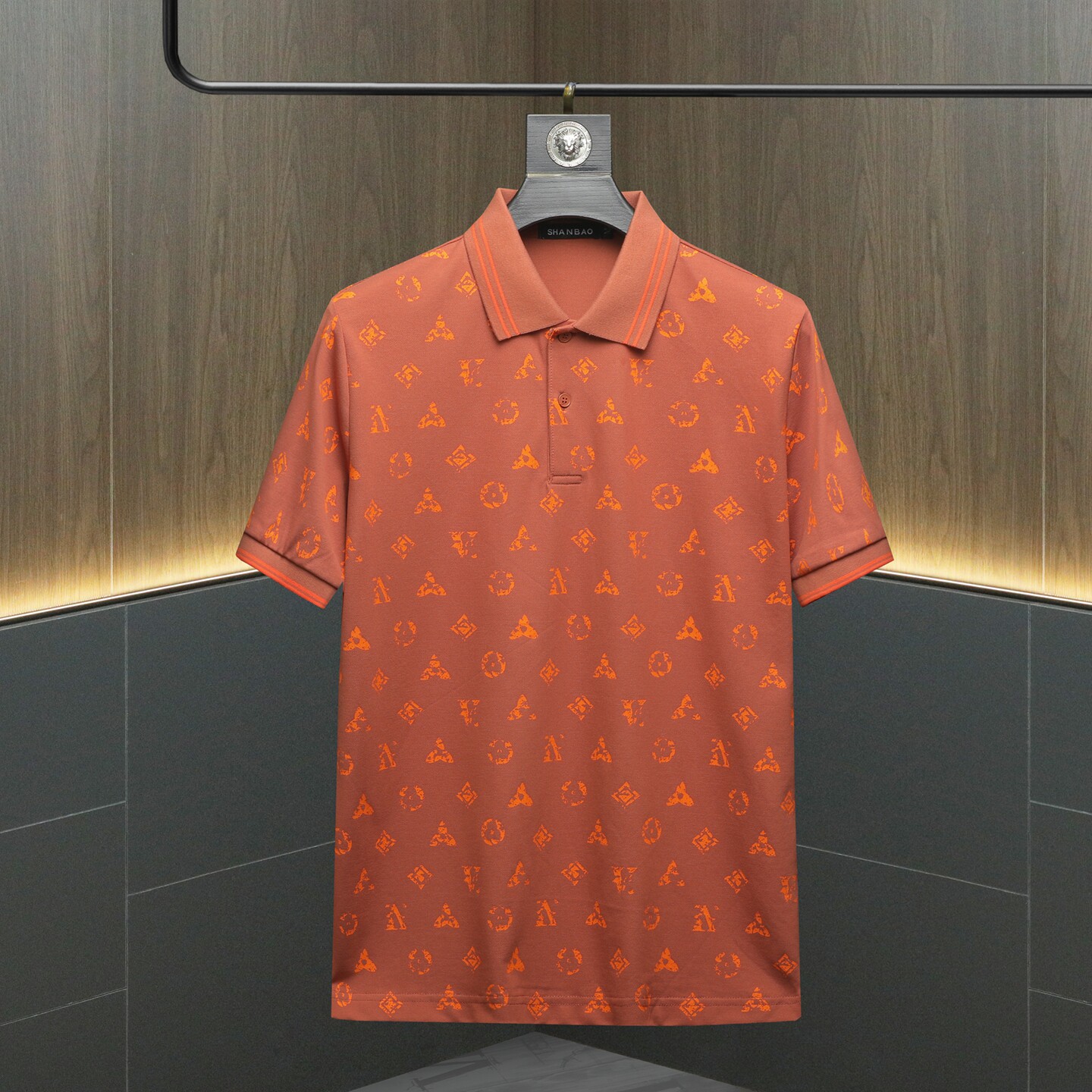 2026年夏季男士印花POLO衫QT6016-E3711-P75，男装Polo衫，钱塘6016