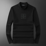 2026秋冬新款加绒加厚男长袖打底衫大码钱塘6016-C4018-P90，男装T恤，钱塘6016