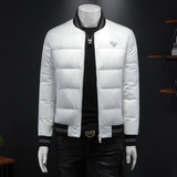 F6063P2902024高端冬季90%白鸭绒植绒连帽羽绒服假模控价335，男装羽绒服，钱塘6016