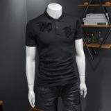 2026年夏季植绒POLO衫QT6016-E3686-P80，男装Polo衫，钱塘6016