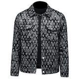 2025秋冬新款翻领呢子夹克羽绒服6016-F8821-P325，男装夹克，钱塘6016