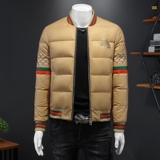 90%白鸭绒新款男士立领羽绒服钱塘6016-F9180P280，男装羽绒服，钱塘6016