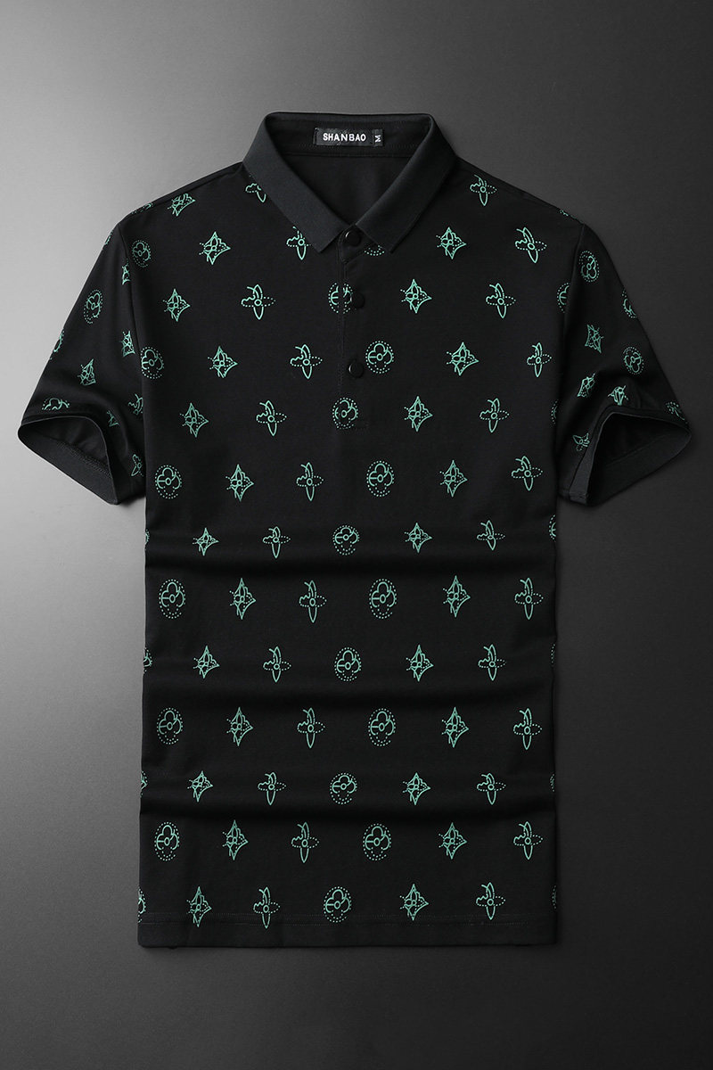 2024年新款男POLO衫纯色钱塘6016-E2034-P80,男装Polo衫,钱塘6016