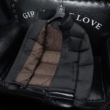 2025秋冬新款立领拼接针织羽绒服6016-F25806-P380，男装羽绒服，钱塘6016
