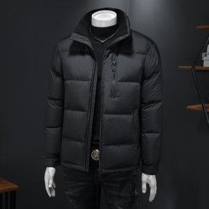 2025秋冬新款立领拼接针织羽绒服6016-F25806-P380图片