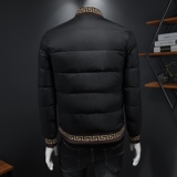 90绒2024新款男士立领刺绣青年羽绒服钱塘6016-F7781P280，男装羽绒服，钱塘6016