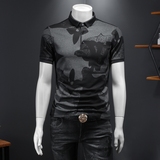 2024年新款男POLO衫印花钱塘6016-E2479-P75，男装Polo衫，钱塘6016