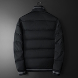 F6063P2902024高端冬季90%白鸭绒植绒连帽羽绒服平铺控价335，男装羽绒服，钱塘6016